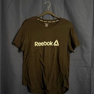 Reebok Black Tee with White Logo